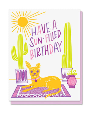 Sun-Filled Birthday Card