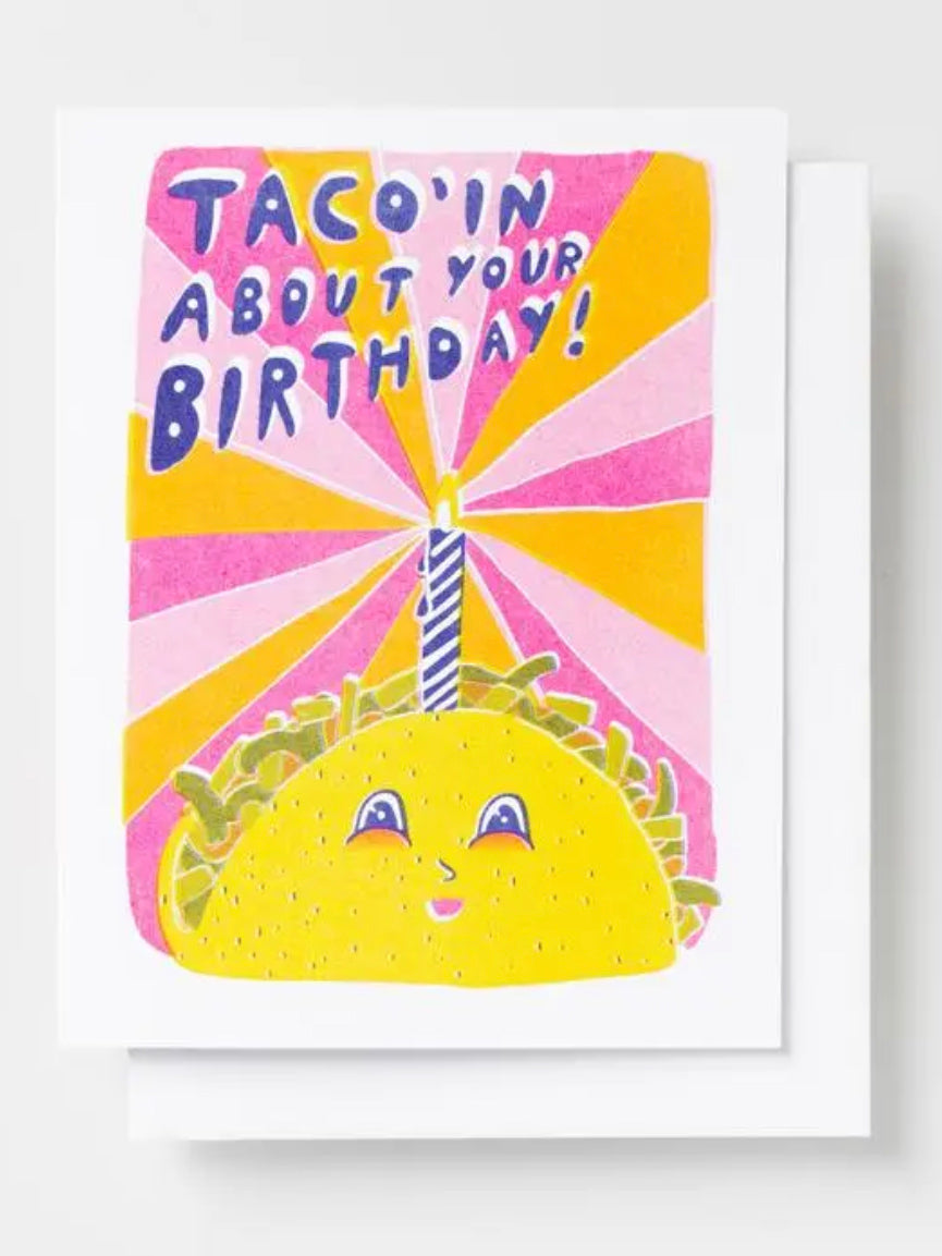 Taco Birthday Card