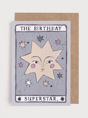 Tarot Star Birthday Card