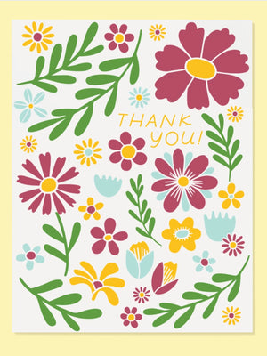 Thank You Flowers Card Set