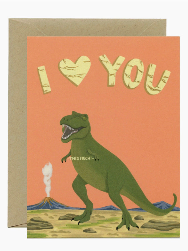 T-Rex This Much Card