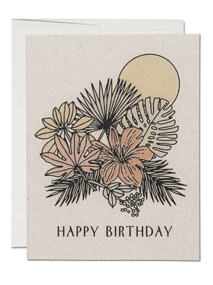 Tropical Birthday Card