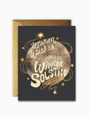 Warm Wishes Solstice Card