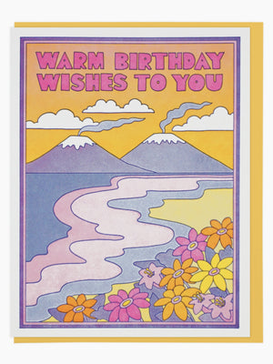 Warm Birthday Wishes Card