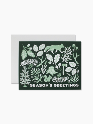 Woodland Holiday Card